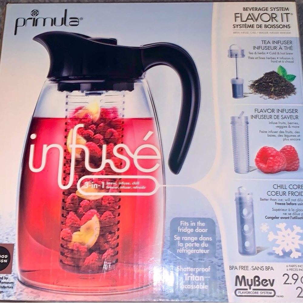 NEW Primula Beverage System Flavor It Infuse 3-in-1 brew, infuse, chill